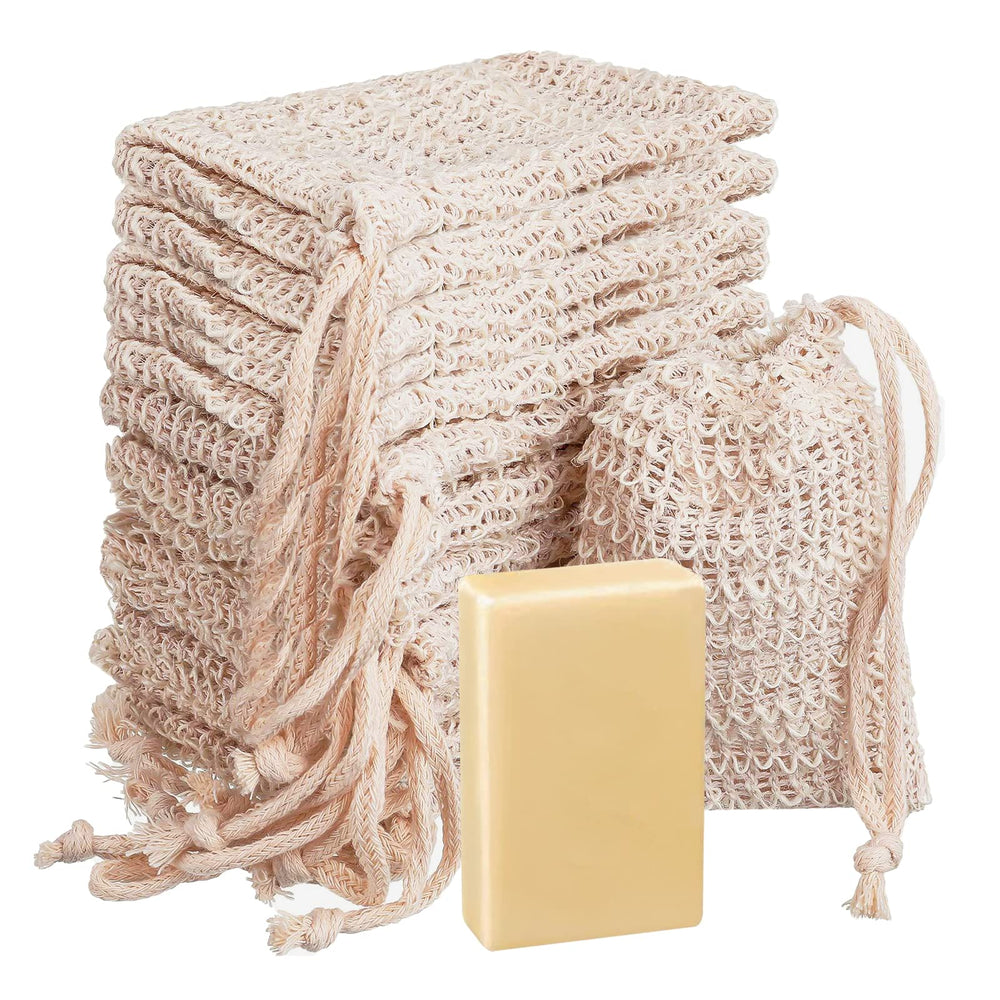 TACYKIBD sac savon sisal avec cordon, durable et sans gaspillage.