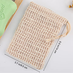 TACYKIBD sac savon sisal, mousse riche et nettoyage en douceur.
