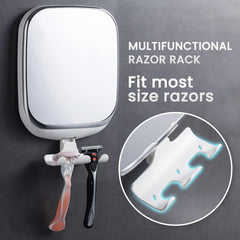 TAILI Miroir anti-brouillard sur surfaces lisses pour un entretien facile.