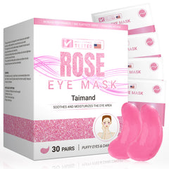 Patchs yeux Rose de Taimand, 30 paires, pour un regard frais et reposé