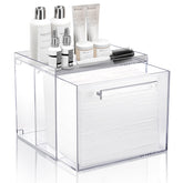 TAINESS boîte acrylique pour serviettes jetables, rangement mural gain de place.