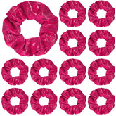 Taiyin 24 chouchous métalliques roses brillants, parfaits pour le sport et la mode.