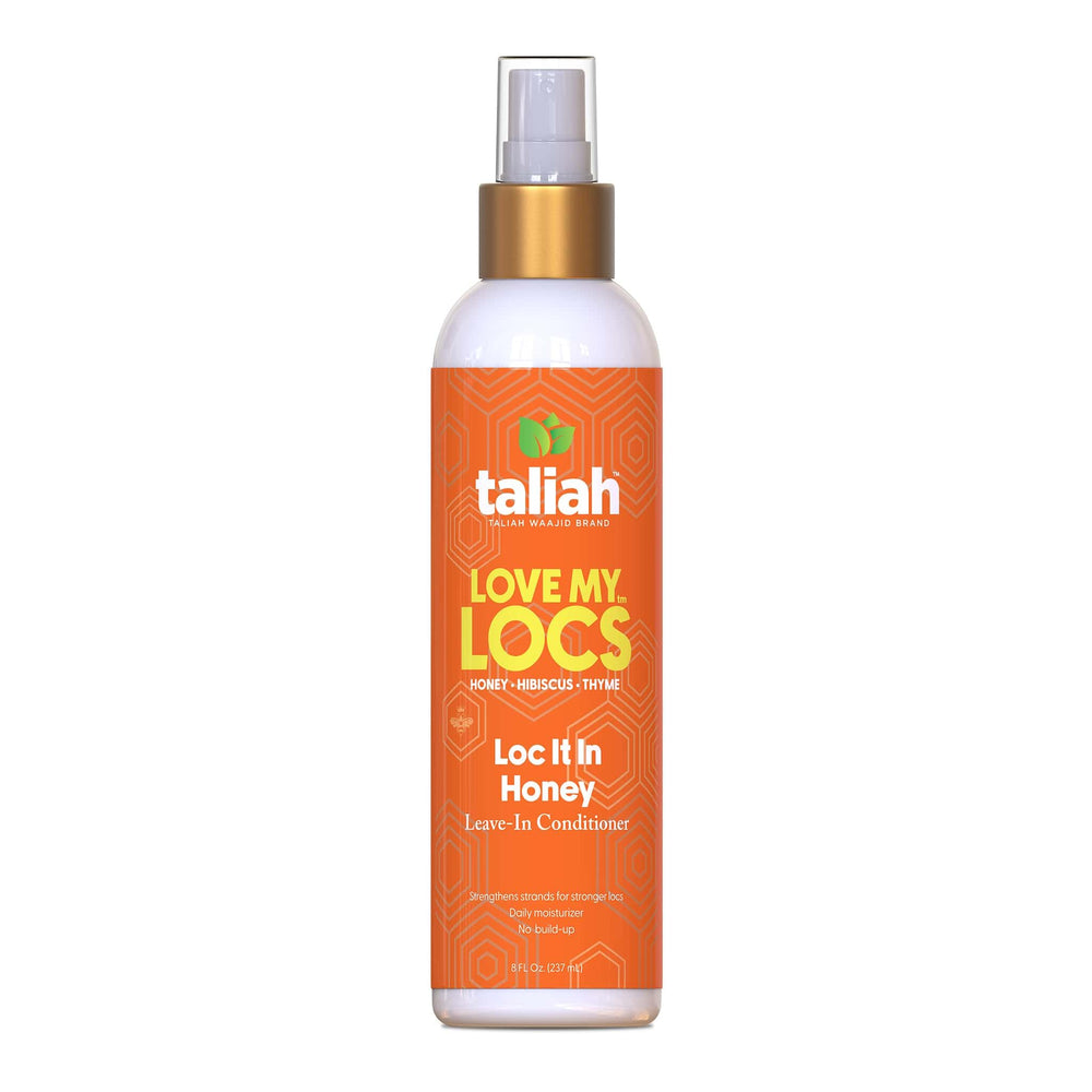 Taliah Waajid Love My Locs – Bouteille-pulverisateur pour hydratation ciblée des locs.
