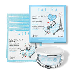 Talika Eye Therapy Patch sur emballage, usage pratique et accès rapide aux soins des yeux.