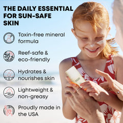 Bouteille TallowRX creme solaire minérale SPF50 format pratique