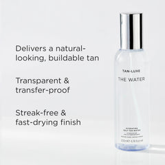 Tan-Luxe Express Water – vaporisation ultra-fin pour application précise sans trace