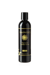 Tan Physics auto-bronzant sans soleil, bouteille 8oz, peau hydratée et lumineuse.