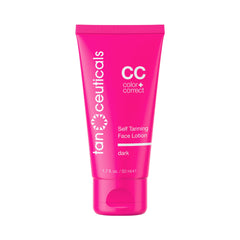 Tanceuticals auto-bronzant visage – Bouteille 50 ml pour un teint naturel longue tenue.