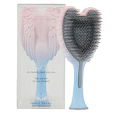 Brosse Tangle Angel démêlante avec ailes rose et bleu, démêlage en douceur.