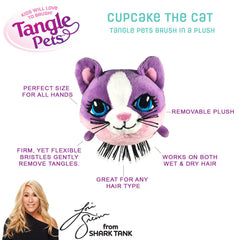 Brosse démêlante Tangle Pets adaptée à tous types de cheveux.