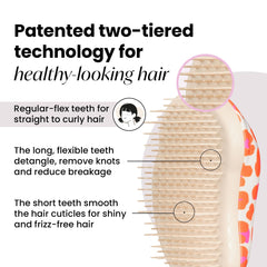 Tangle Teezer Original Detangler Mini : dents-deux-niveaux glissent sans tirer