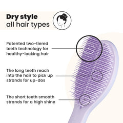 Tangle Teezer Styler Ultime – fusion des extensions, mélange homogène.