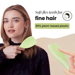 Technologie à dents en deux niveaux Tangle Teezer pour démêlage efficace.
