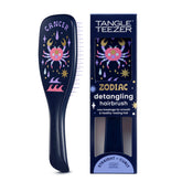 Tangle Teezer Zodiac démontrant démêlage en douceur sur cheveux mouillés.