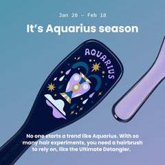 brosse tangle teezer zodiac distribue uniformément les soins capillaires