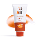 Tan De Soleil Orange Gel de Tanning Club, bouteille prête pour une application fluide.
