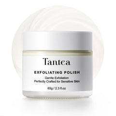 Gommage Tantea montre texture soyeuse et extrait de riz pour peau lumineuse