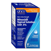 TARO Minoxidil 5% – bouteille avec pipette pour une application précise.