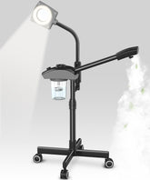 TASALON vapeur visage et lampe magnifiante pour inspection précise des pores.