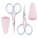 TaShow ciseaux sourcils ensemble 2 pièces en acier inoxydable pour utilisation durable