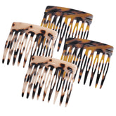 Peigne TaShow vintage noir pour chignon, maintien élégant.