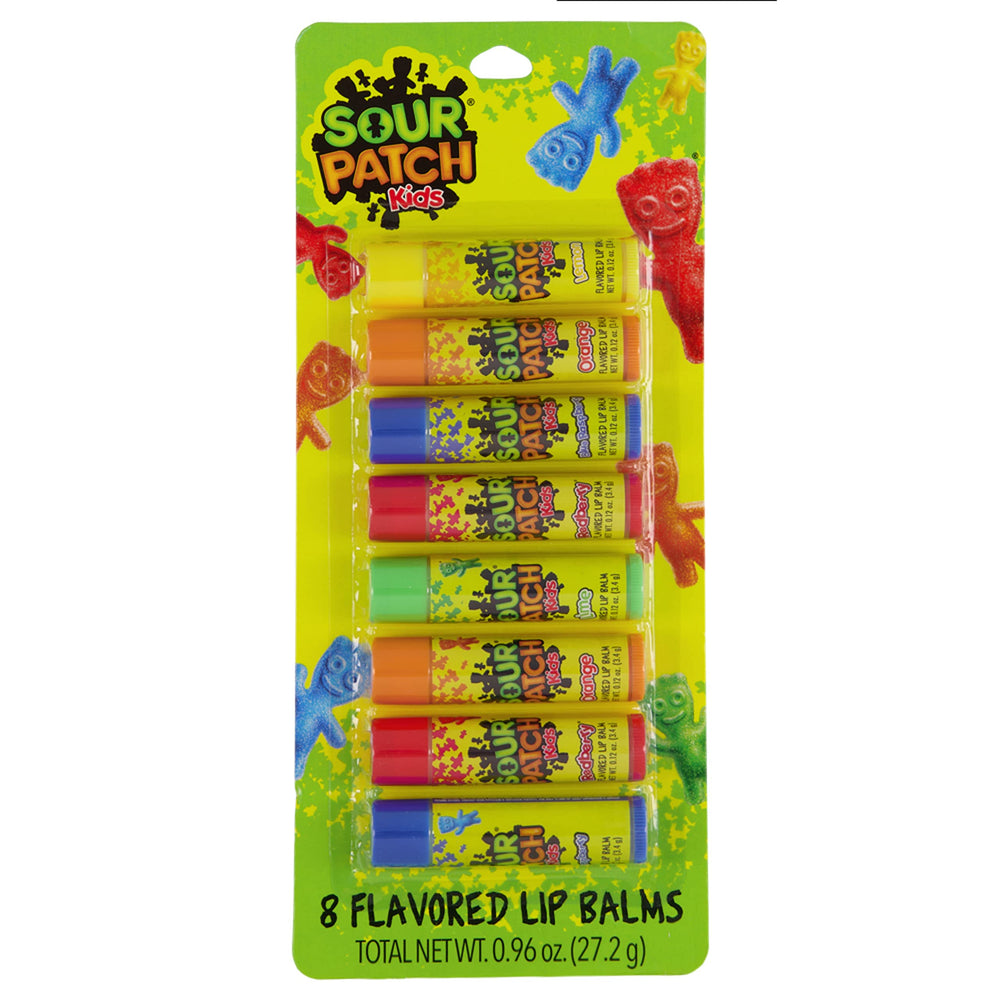 Taste Beauty Sour Patch Kids emballage lot de 8 pour hydratation pratique.