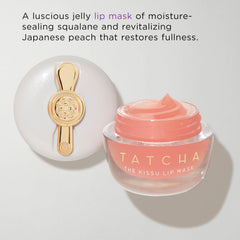 Masque lèvres Kissu de Tatcha, hydratation intensive qui apaise les lèvres sèches.