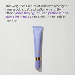 TATCHA poussière d’or 23 carats éclairant les ombres sous les yeux.