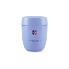 Emballage Tatcha Rice Polish Gentle prêt pour une routine hydratante.