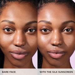 TATCHA The Silk Sunscreen : fini lumineux et hydratation tout au long de la journée.