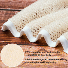 Gants exfoliants Tatuo: lavage mousse efficace et gommage sans effort.
