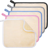 Gants exfoliants Tatuo: texture rugueuse pour visage et corps, nettoyage en profondeur.