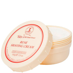 Taylor of Old Bond Street Rose, crème mousseuse facilite un rasage doux et confortable.