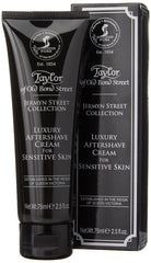 Taylor of Old Bond Street flacon-crème-après-rasage sans alcool apaise peau sensible au quotidien