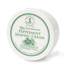 Taylor of Old Bond Street Peppermint crème de rasage sur brosse pour une mousse riche