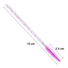 Brosse mascara jetable Tbestmax couleur rouge, application précise.