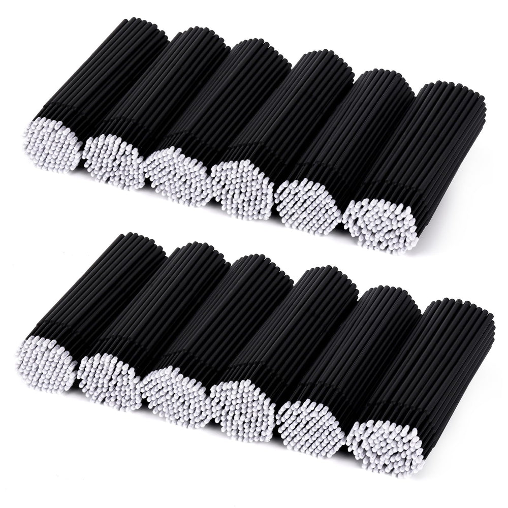 Tbestmax brosse micro-applicateur jetable noir pour précision.