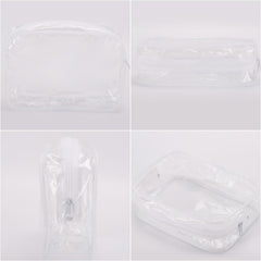 Etui cosmétique transparent Tbestmax, idéal pour salle de sport et voyage.
