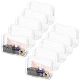 Sacs cosmétiques transparents Tbestmax, rangement rapide en voyage.