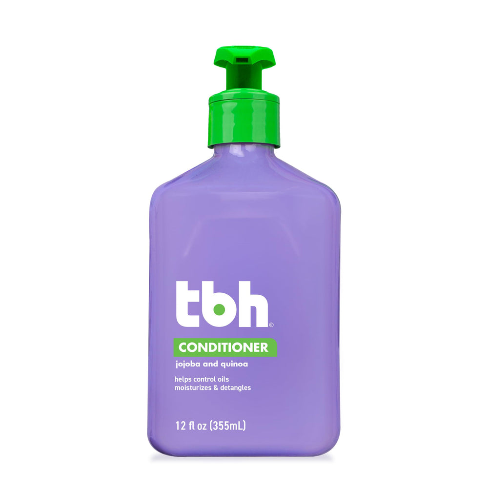 TBH Teen and Kids Conditioner bottle showing lightweight detangler for all hair types
