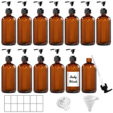 TBWIND bouteilles ambré 8oz avec pompe ensemble prêt à l emploi
