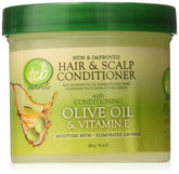 TCB Naturals Conditionneur cheveux et cuir chevelu huile d olive vitamine E douceur et brillance.