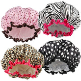 Bonnets de douche TCOTBE: quatre modèles pour varier le style.