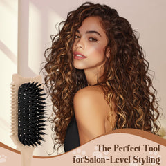 Poils doux de la brosse Tcsxady pour cuir chevelu sensible et démêlage.