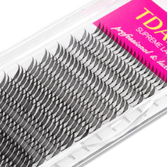 TDANCE gros plan sur le design plume-flocon des cils