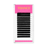 TDANCE Extension Cils Matte Noir, emballage premium idéal pour salon professionnel.