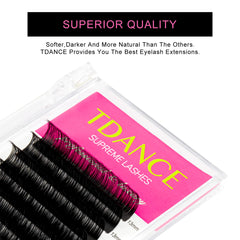 TDANCE cils noir mat – longueurs 20–25 mm pour style dramatique