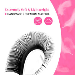 TDANCE extensions cachemire volume 0,03-C 8-15mm fibres ultra-légères naturelles.