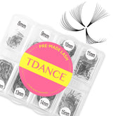 TDANCE premade fans 600 bulk box for effortless volume looks