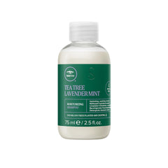 Shampoing Tea Tree Lavande Menthe en bouteille, hydratation quotidienne pour cheveux secs.